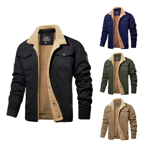 Evander | Premium Fleece Cargo-Jacke