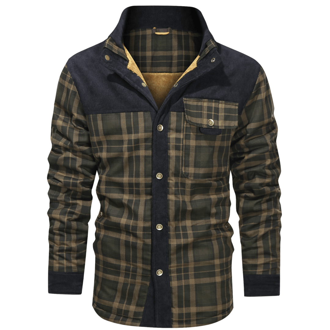 Manfred - Warme gestreifte Flanelljacke
