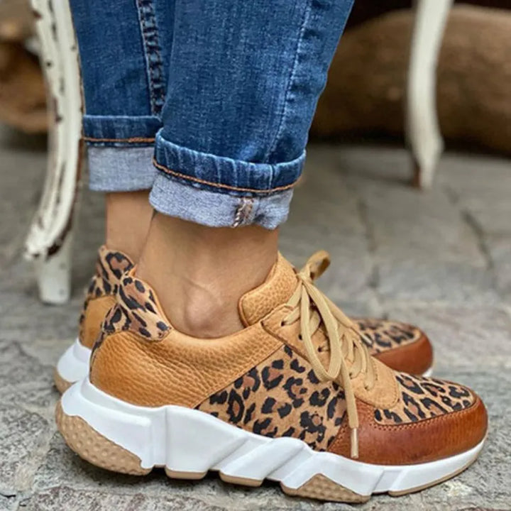 Crissa™ - Bequeme Leoparden-Turnschuhe