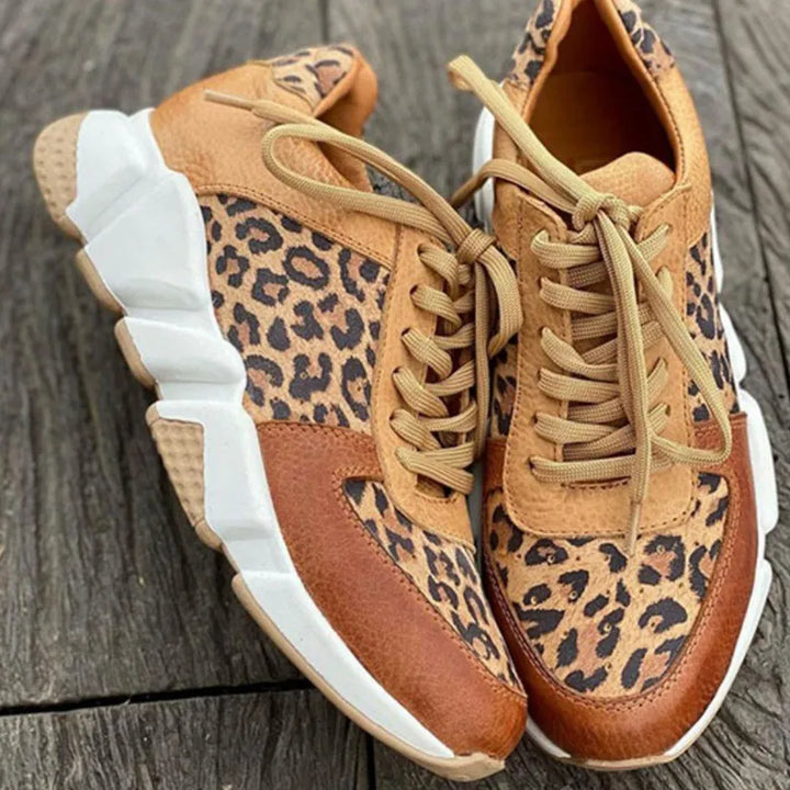 Crissa™ - Bequeme Leoparden-Turnschuhe