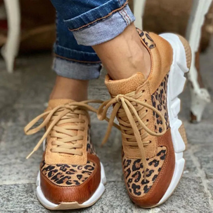 Crissa™ - Bequeme Leoparden-Turnschuhe