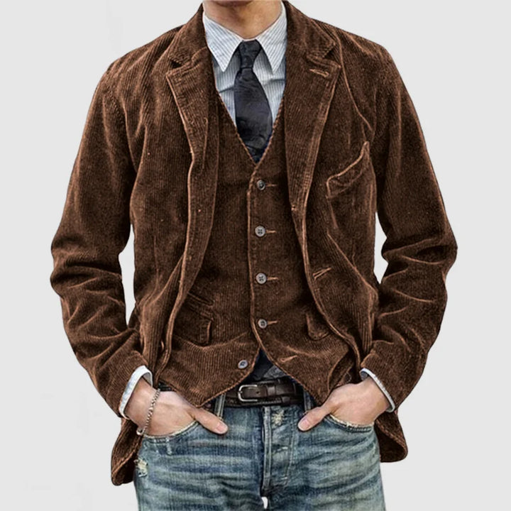 Florian™ - Blazer und Weste aus Kord