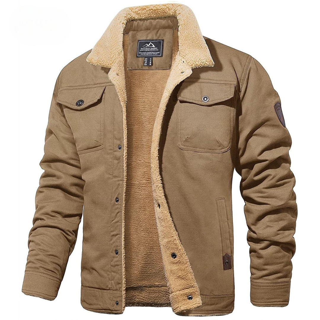 Evander | Premium Fleece Cargo-Jacke