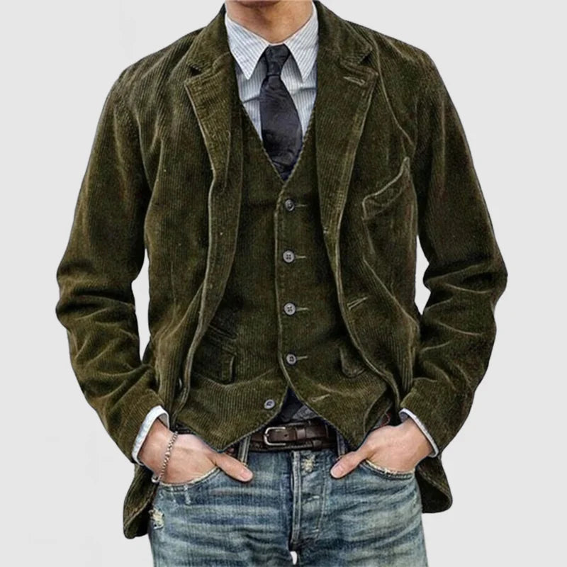 Florian™ - Blazer und Weste aus Kord