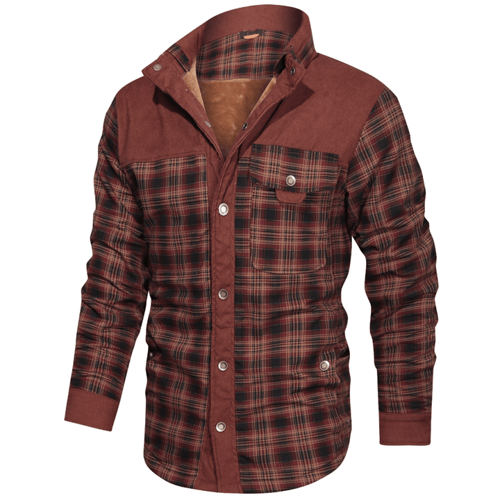 Manfred - Warme gestreifte Flanelljacke