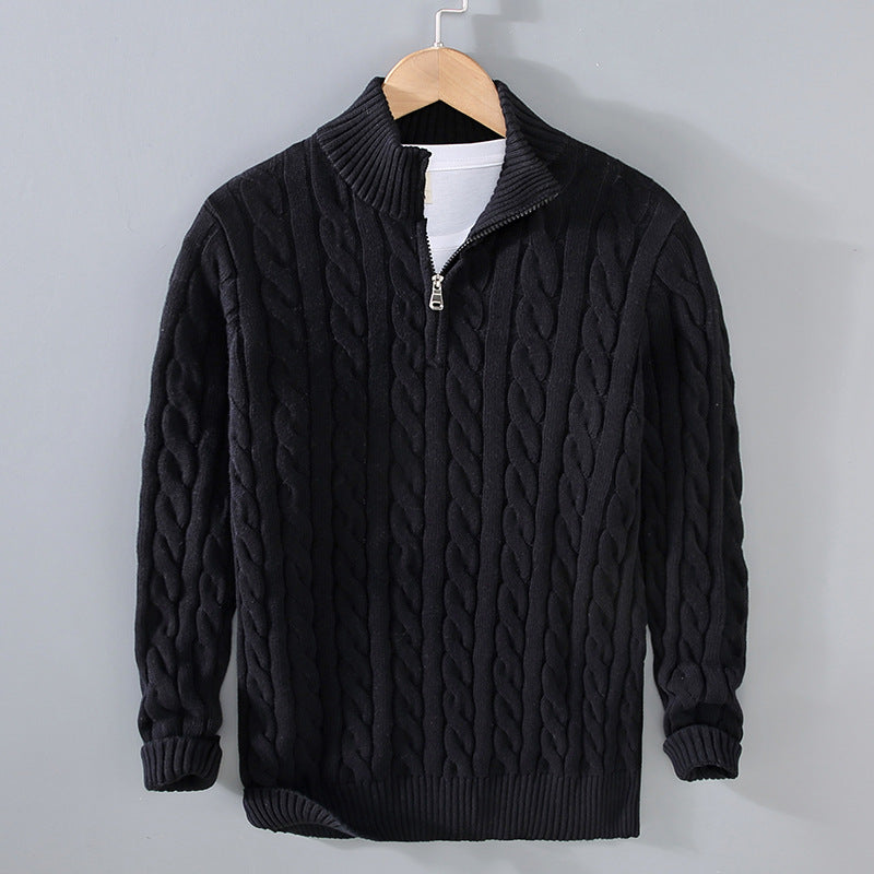 Felix – Pullover mit halbem Reißverschluss