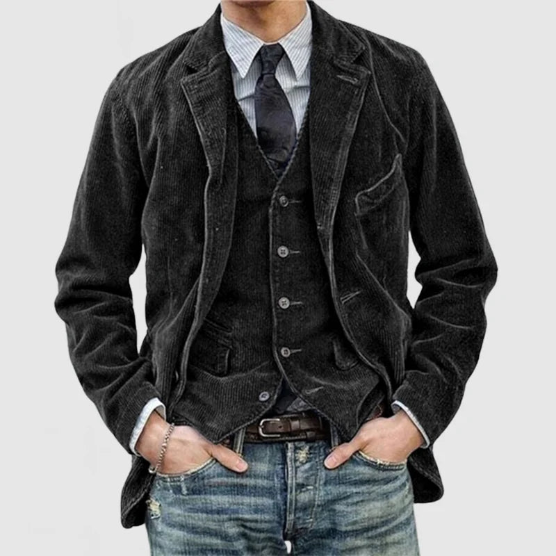Florian™ - Blazer und Weste aus Kord
