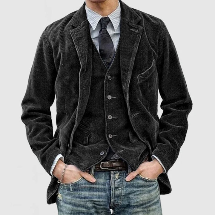 Florian™ - Blazer und Weste aus Kord