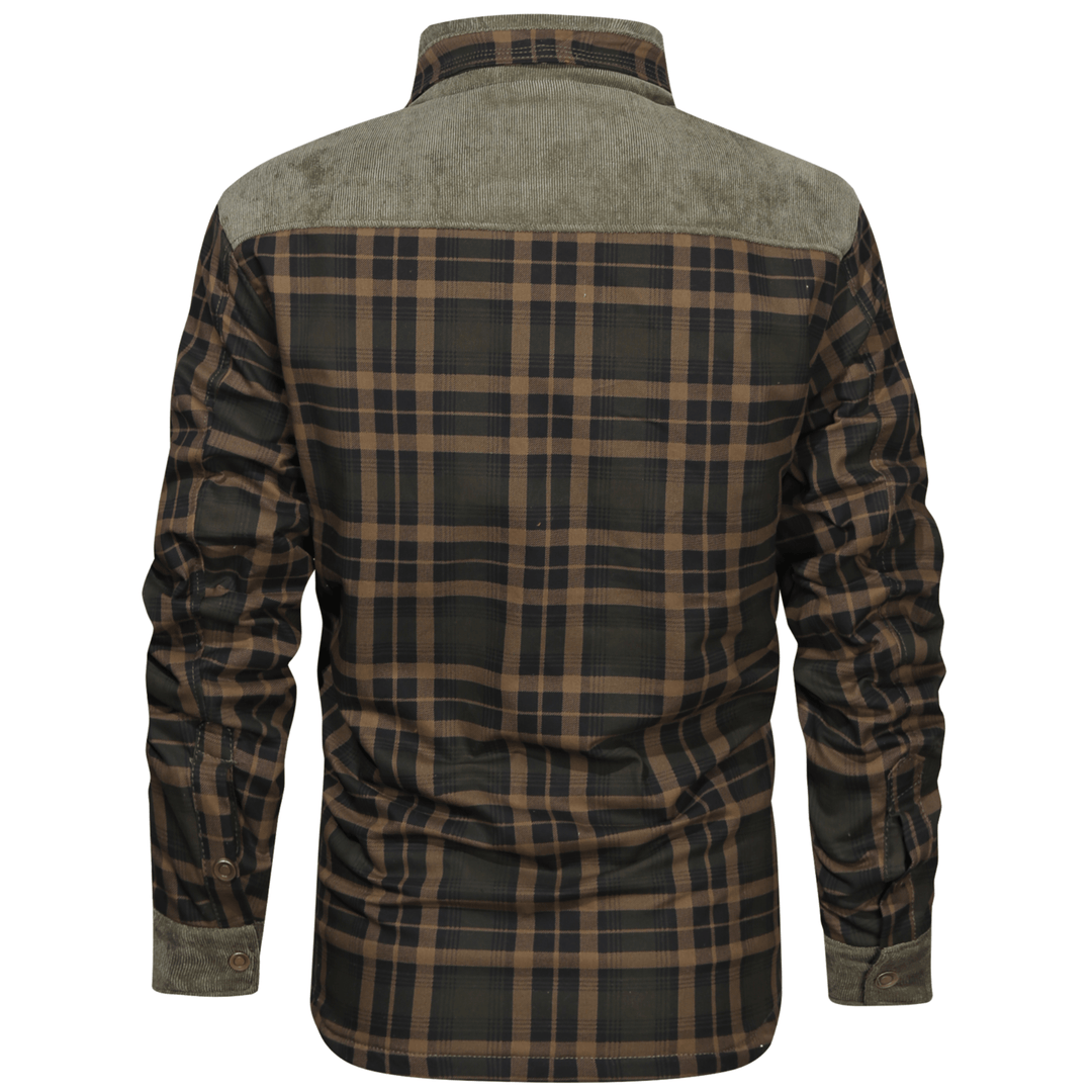 Manfred - Warme gestreifte Flanelljacke
