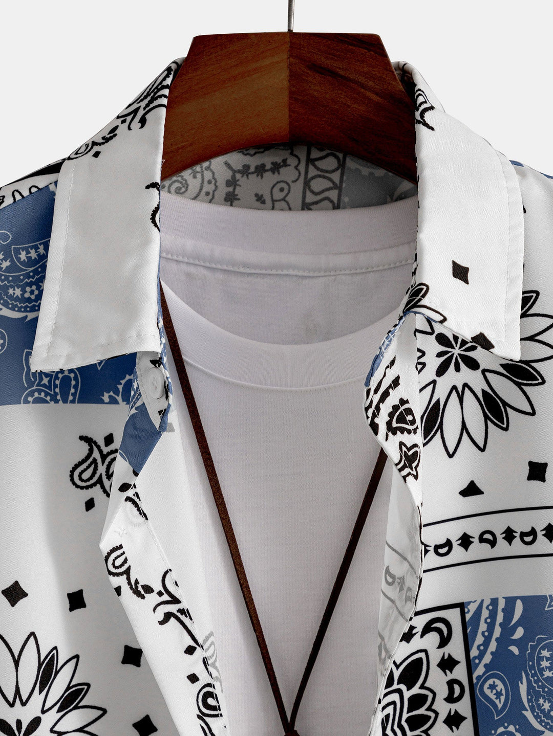 Paisley Print Button Up Hemd #Zufälliges Muster Design#
