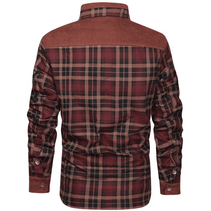 Manfred - Warme gestreifte Flanelljacke