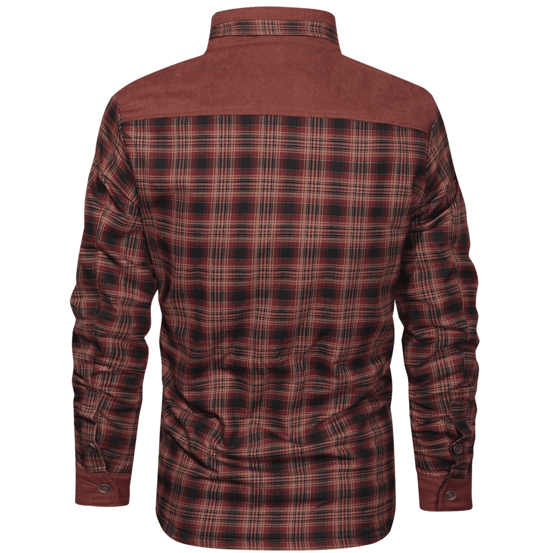 Manfred - Warme gestreifte Flanelljacke