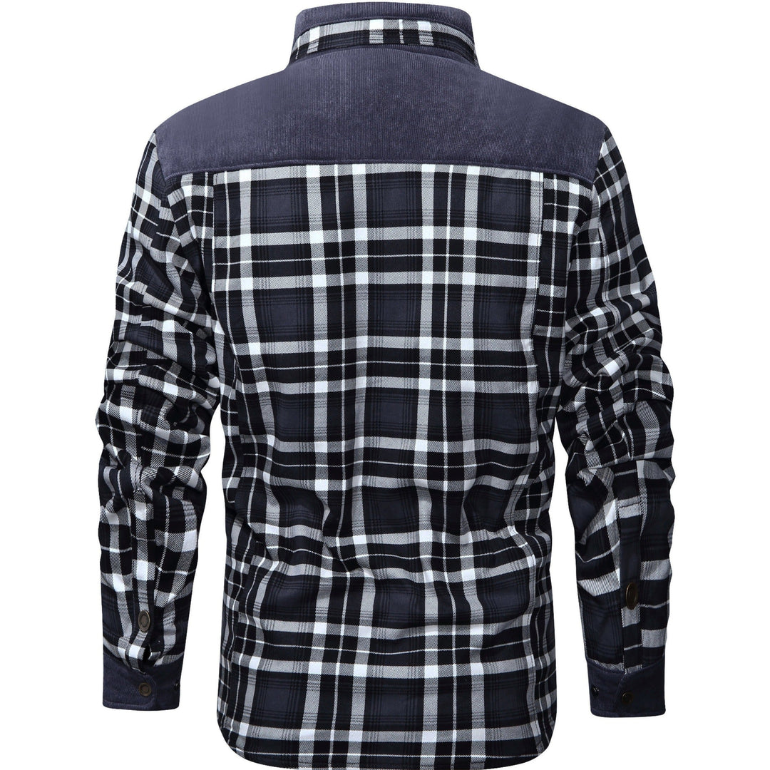 Manfred - Warme gestreifte Flanelljacke