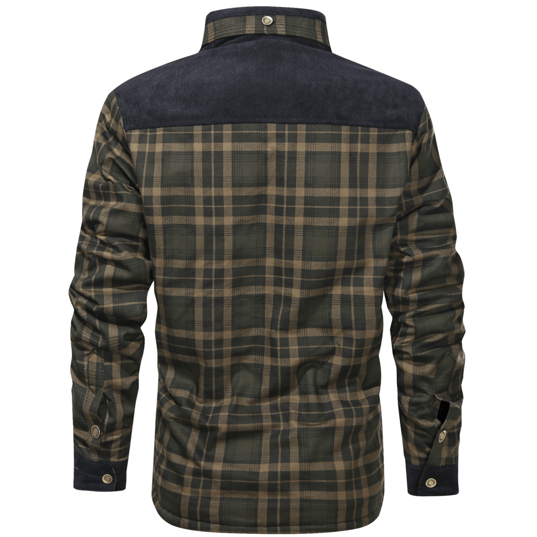 Manfred - Warme gestreifte Flanelljacke