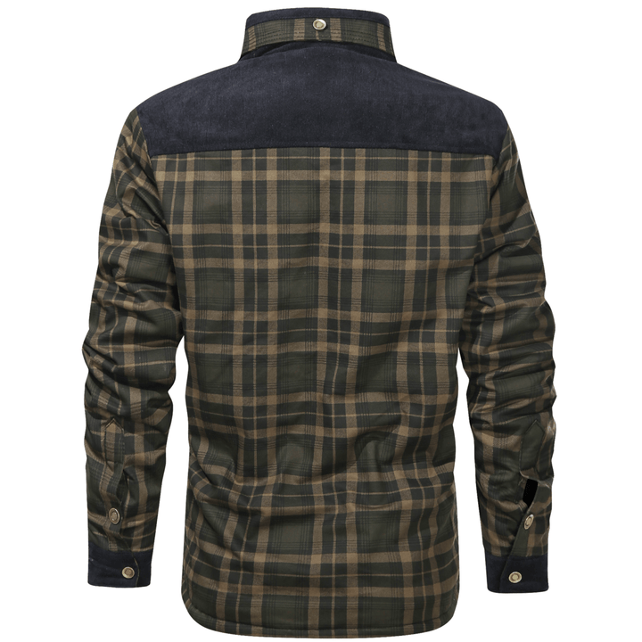 Manfred - Warme gestreifte Flanelljacke