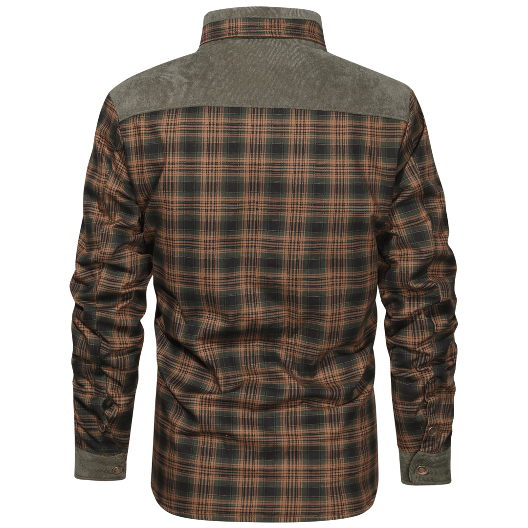 Manfred - Warme gestreifte Flanelljacke