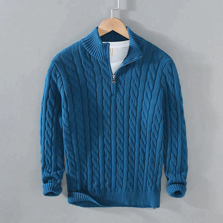 Felix – Pullover mit halbem Reißverschluss