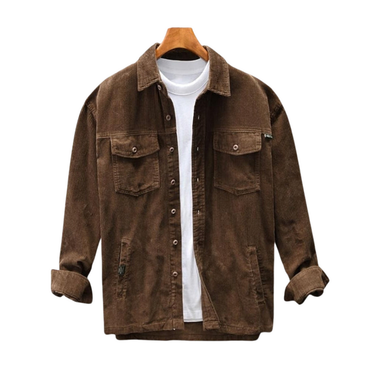Bruno™ - Freizeit Vintage Kordjacke mit Mehreren Taschen
