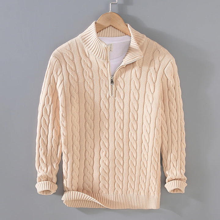 Felix – Pullover mit halbem Reißverschluss