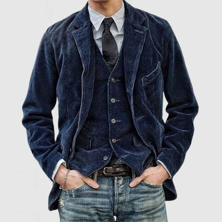 Florian™ - Blazer und Weste aus Kord