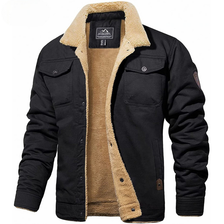 Evander | Premium Fleece Cargo-Jacke