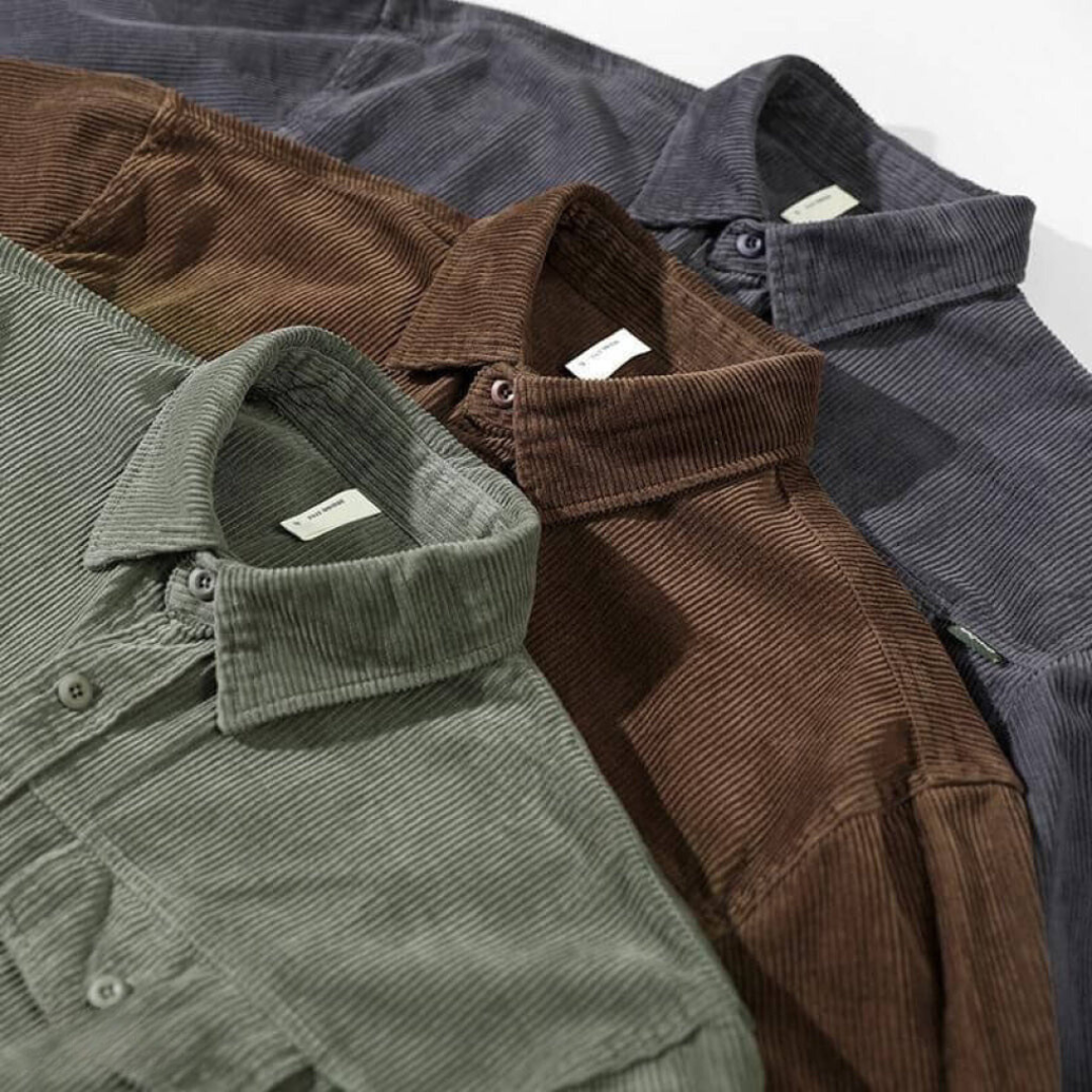 Bruno™ - Freizeit Vintage Kordjacke mit Mehreren Taschen