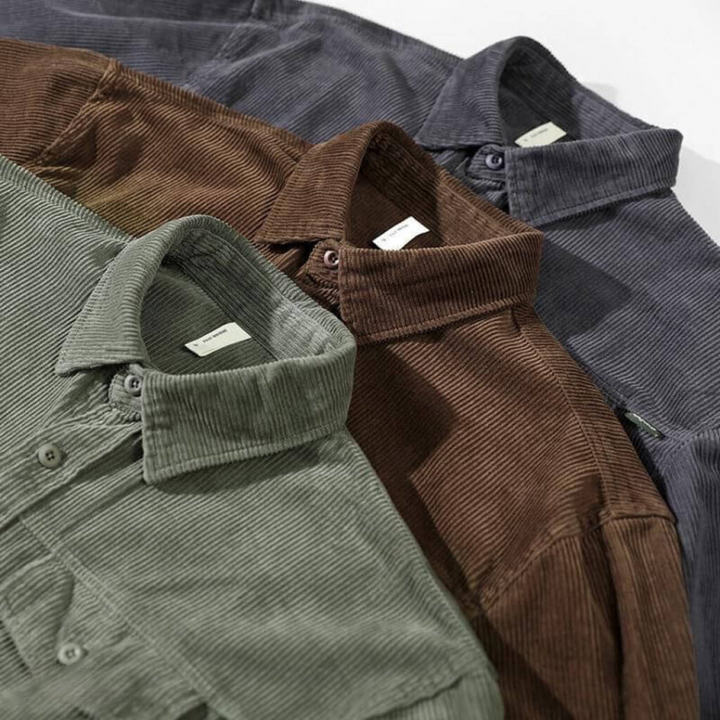 Bruno™ - Freizeit Vintage Kordjacke mit Mehreren Taschen
