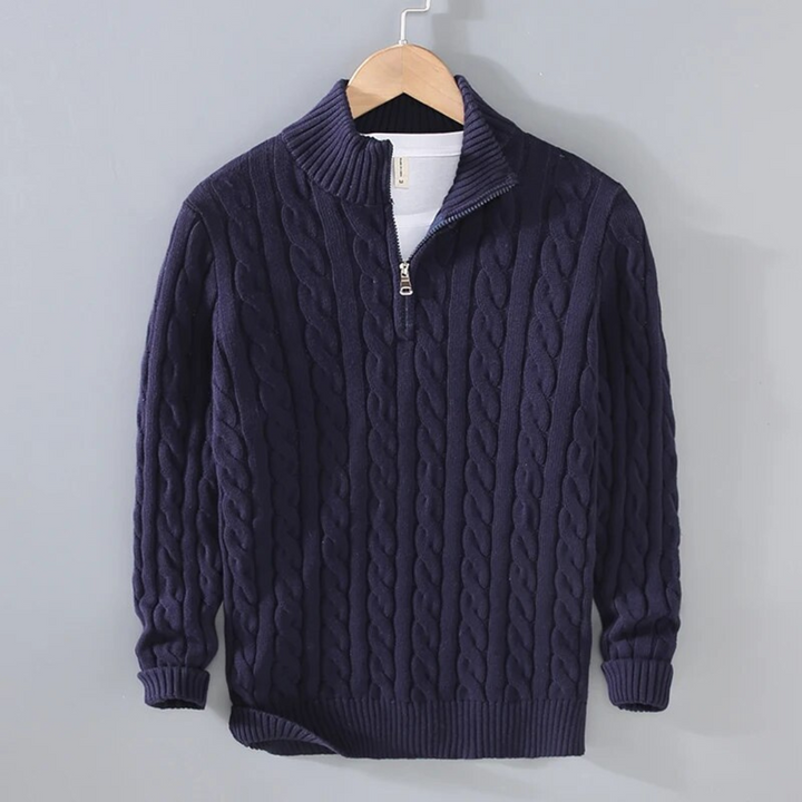 Felix – Pullover mit halbem Reißverschluss