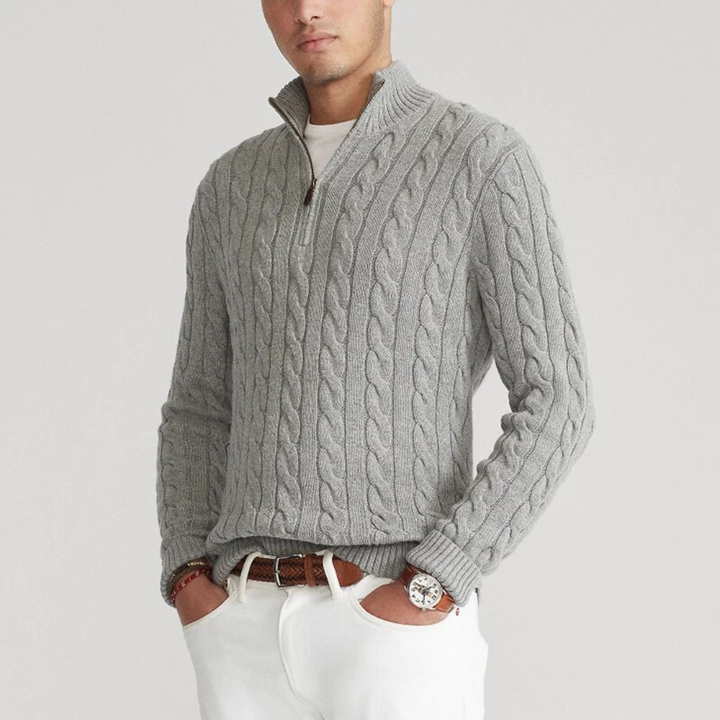 Felix – Pullover mit halbem Reißverschluss