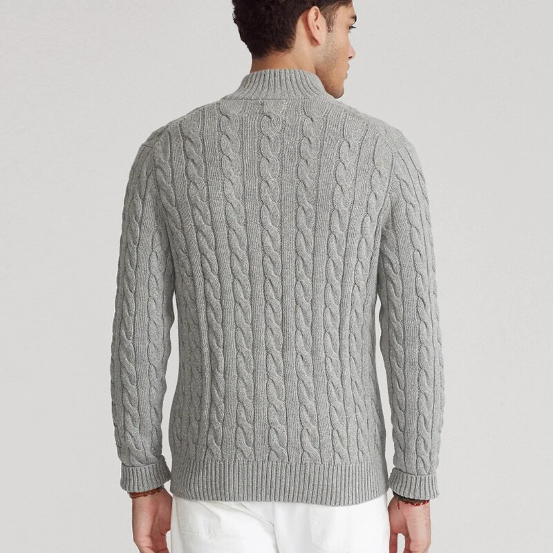 Felix – Pullover mit halbem Reißverschluss