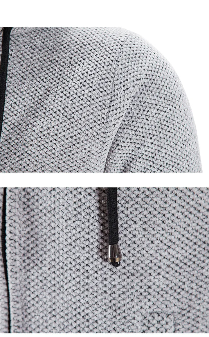 Oskar™ - Stilvolle Kapuzen-Wolljacke
