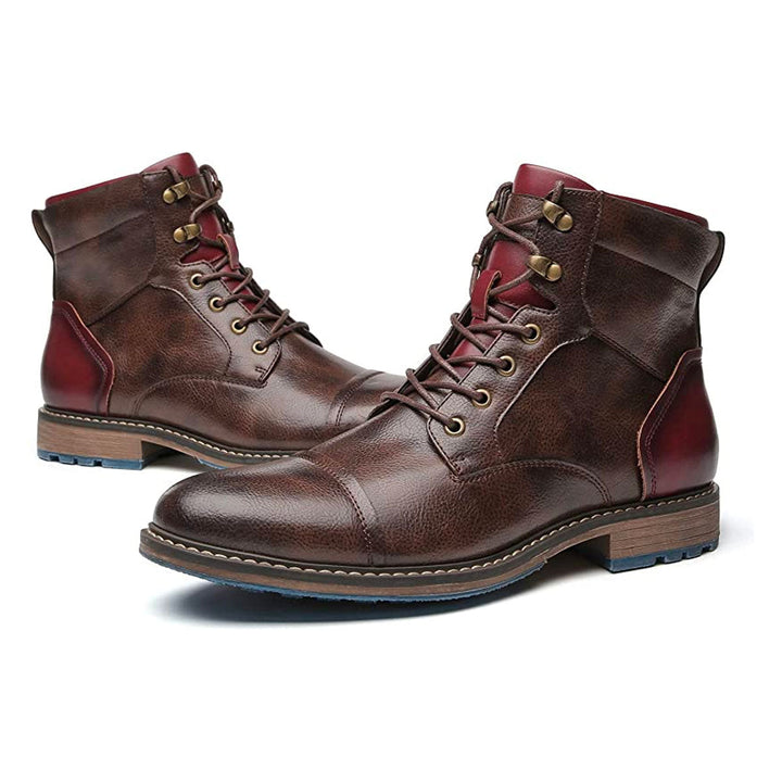 Leo™ - Handgefertigte Premium Oxford-Stiefel aus Leder