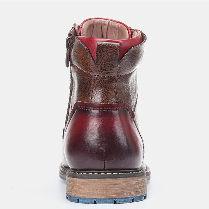 Leo™ - Handgefertigte Premium Oxford-Stiefel aus Leder