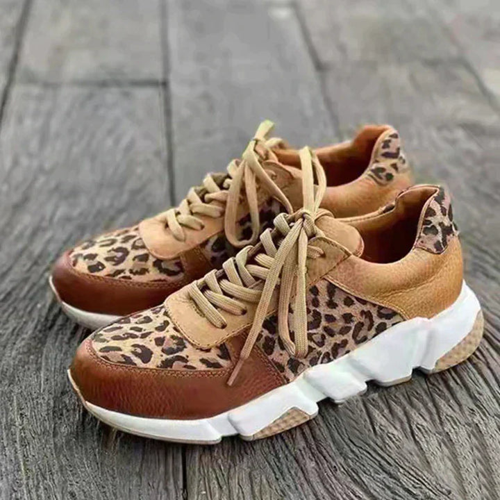 Crissa™ - Bequeme Leoparden-Turnschuhe