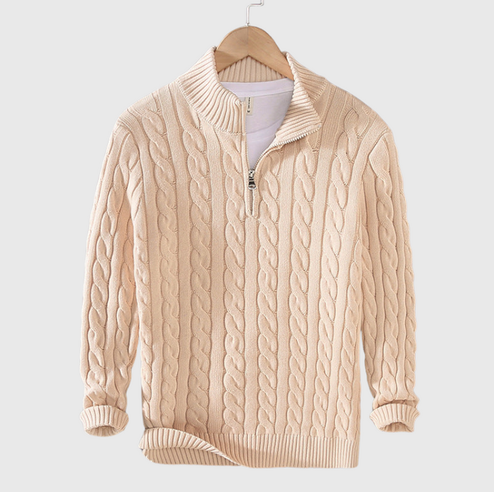 Felix – Pullover mit halbem Reißverschluss