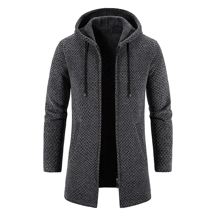 Oskar™ - Stilvolle Kapuzen-Wolljacke
