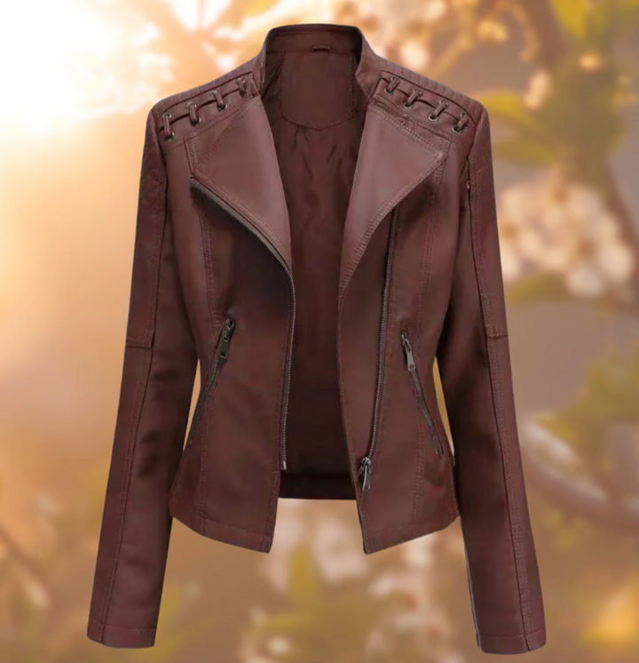 Anne™ - Klassische Lederjacke für Damen