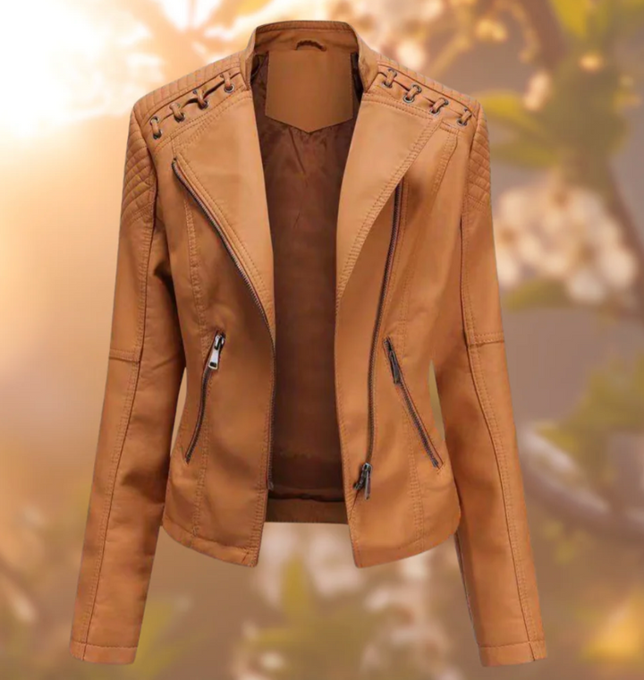 Anne™ - Klassische Lederjacke für Damen