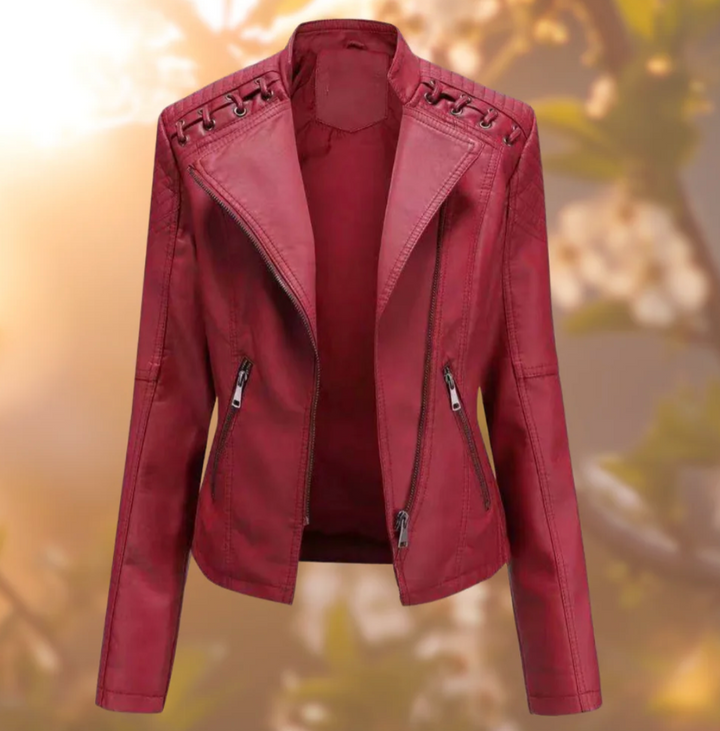 Anne™ - Klassische Lederjacke für Damen