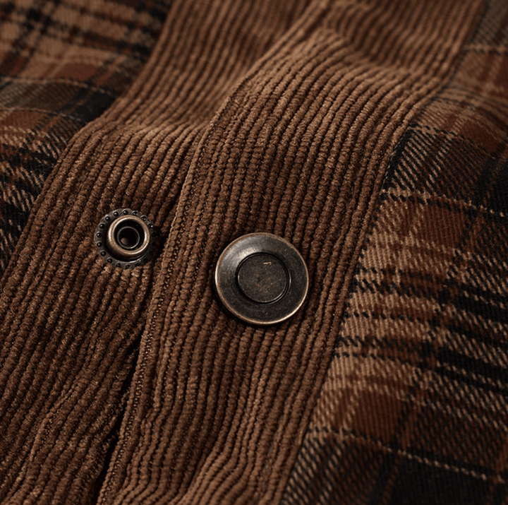 Manfred - Warme gestreifte Flanelljacke