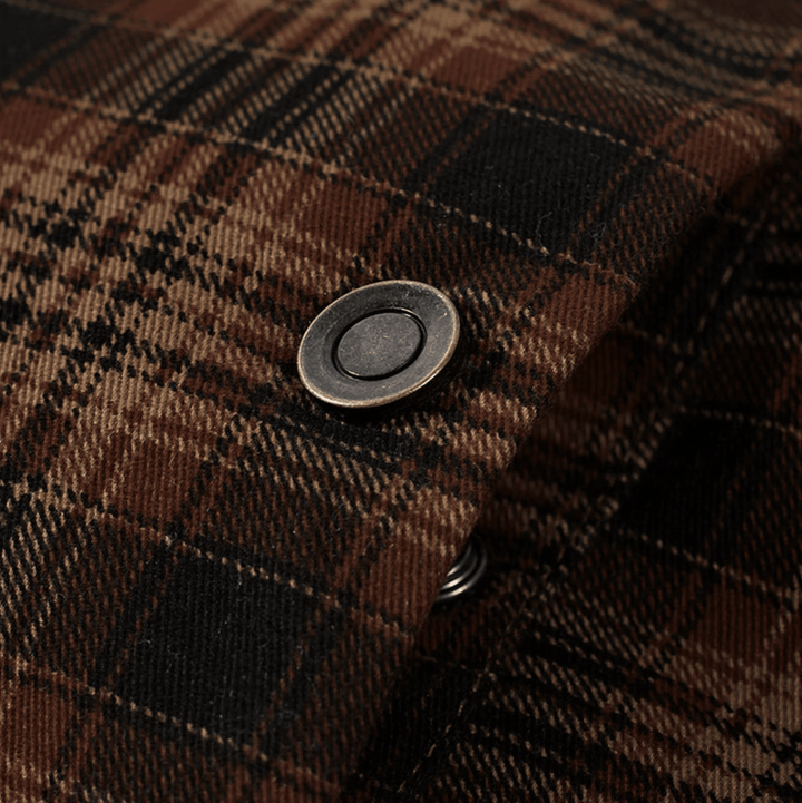 Manfred - Warme gestreifte Flanelljacke