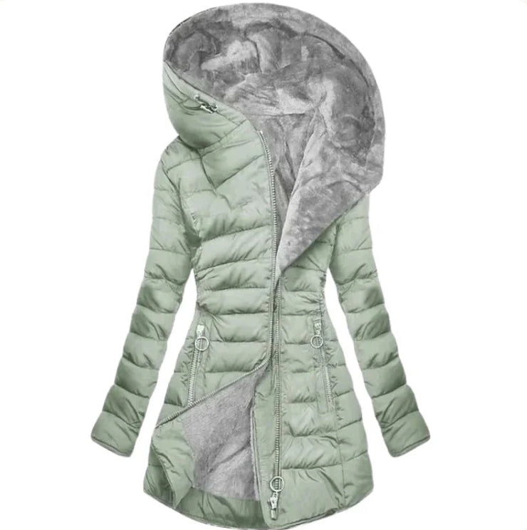 Tessa - Eleganter Plüschmantel für Damen