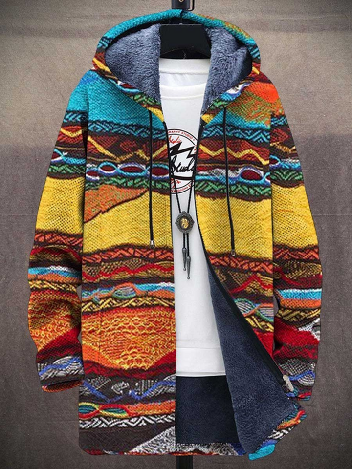 Kath - Luxus-Kapuzenpullover im Kunststil