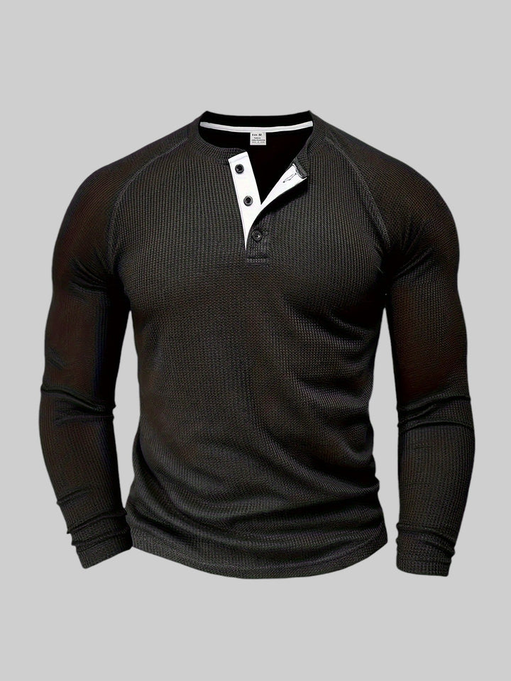 Mason – Lässiges Rippstrick-Langarmshirt