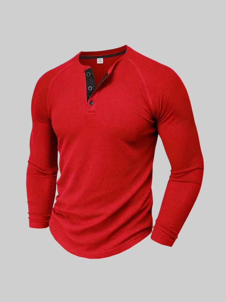 Mason – Lässiges Rippstrick-Langarmshirt