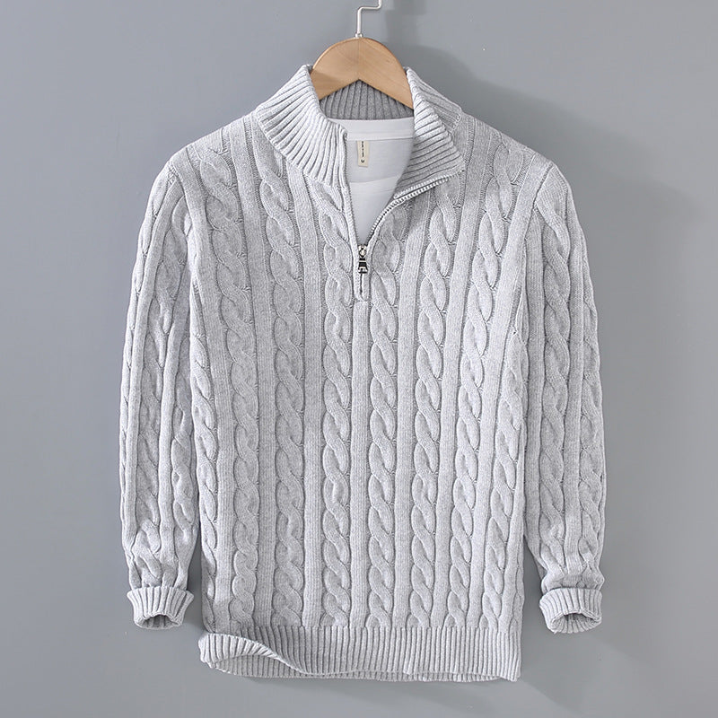 Felix – Pullover mit halbem Reißverschluss