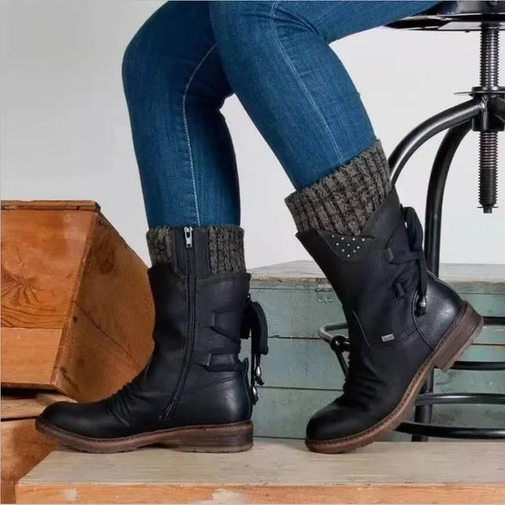 Emilia™ - Wasserdichte Stiefel mit Reißverschluss