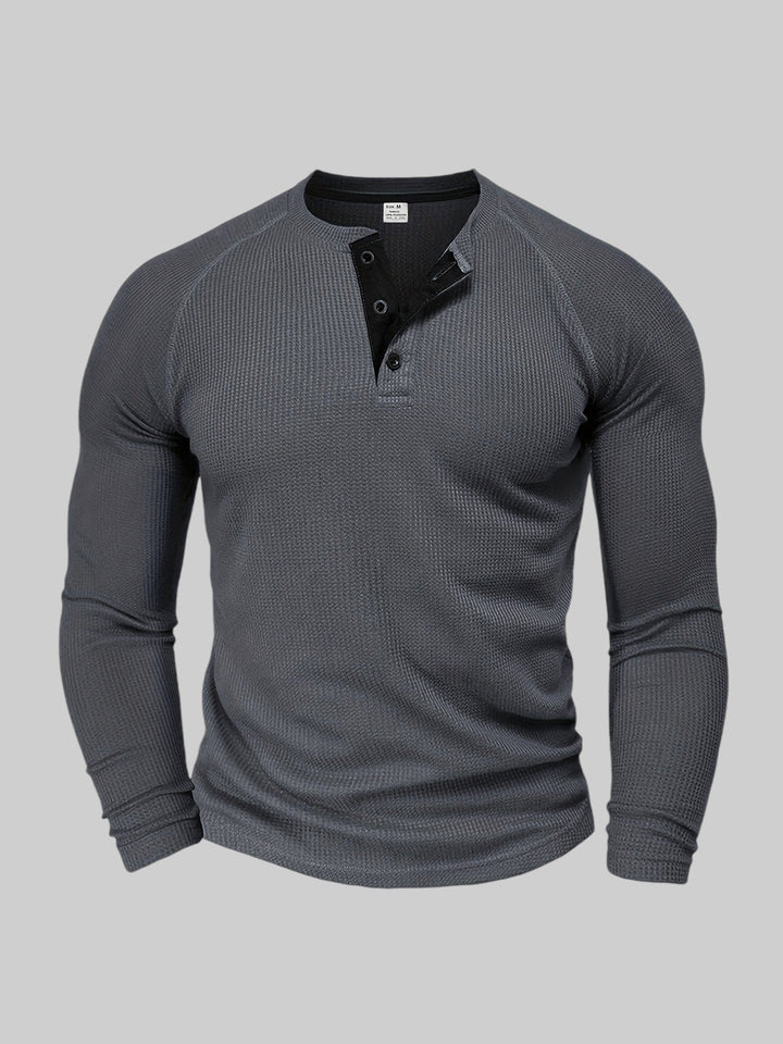 Mason – Lässiges Rippstrick-Langarmshirt
