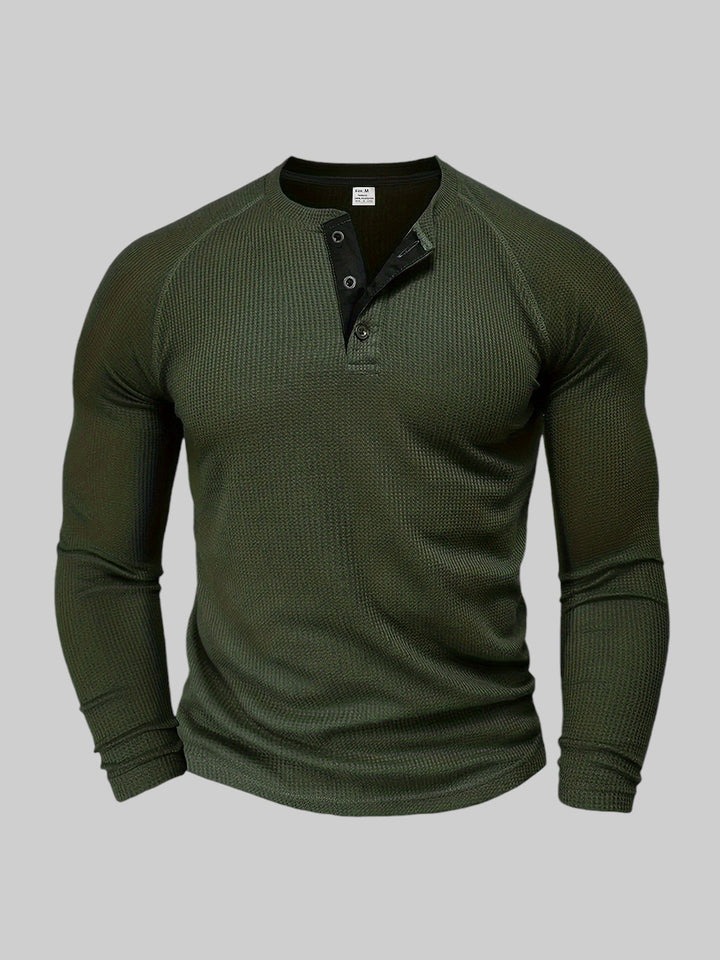Mason – Lässiges Rippstrick-Langarmshirt