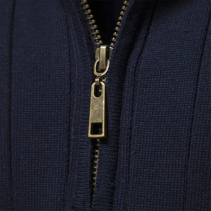 Oscar - Pullover mit halbem Reißverschluss